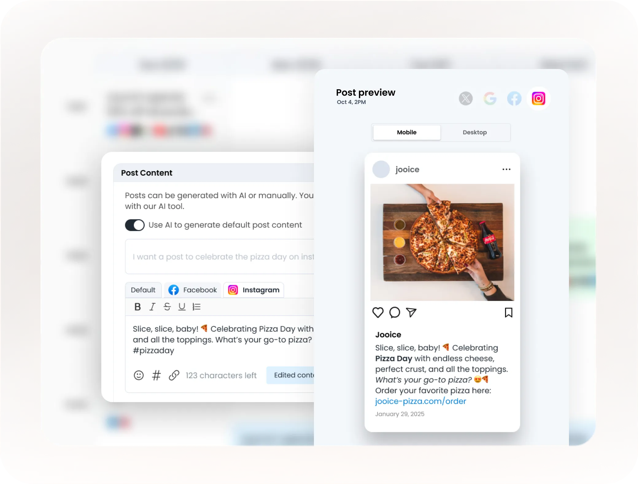 Jooice Social Posting Solutions